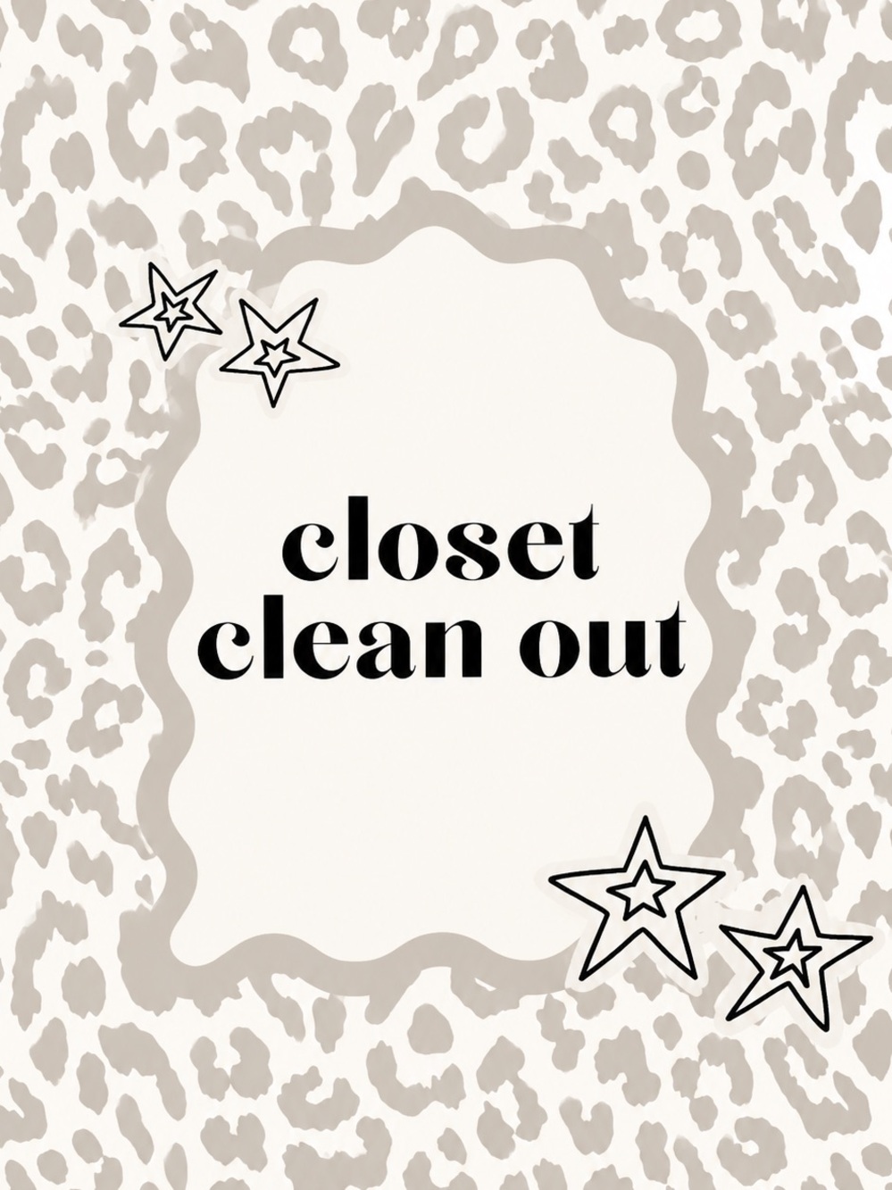 ✨ CLOSET CLEAROUT ✨